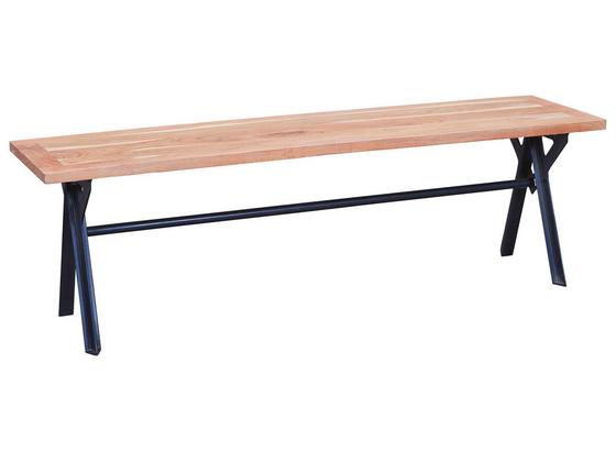 Sitzbank Celbridge B: 160 cm - Schwarz/Braun, Basics, Holz/Metall (160/45/40cm) - Livetastic Sitzbank Celbridge B: 160 cm - Schwarz/Braun, Basics, Holz/Metall (160/45/40cm) - Livetastic