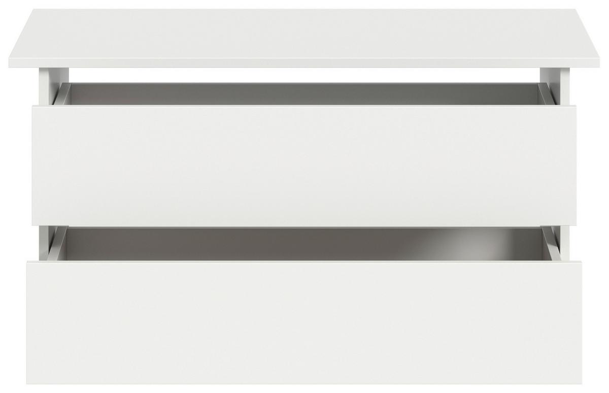 Schubkasteneinsatz Oakland, Weiß B: 97 cm - Weiß, MODERN, Holzwerkstoff (97/47/48cm) - MID.YOU