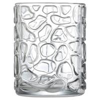 Pohár na zubné kefky CHARLOTTE - číra/svetlosivá, Konventionell, sklo (8/10cm) - Mömax