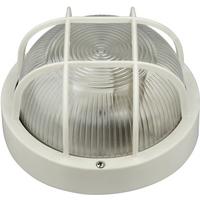 LED-Wandleuchte 1-Flammig, für In- und Outdoor - Weiß, Basics, Glas/Kunststoff (18,5/10,5cm)