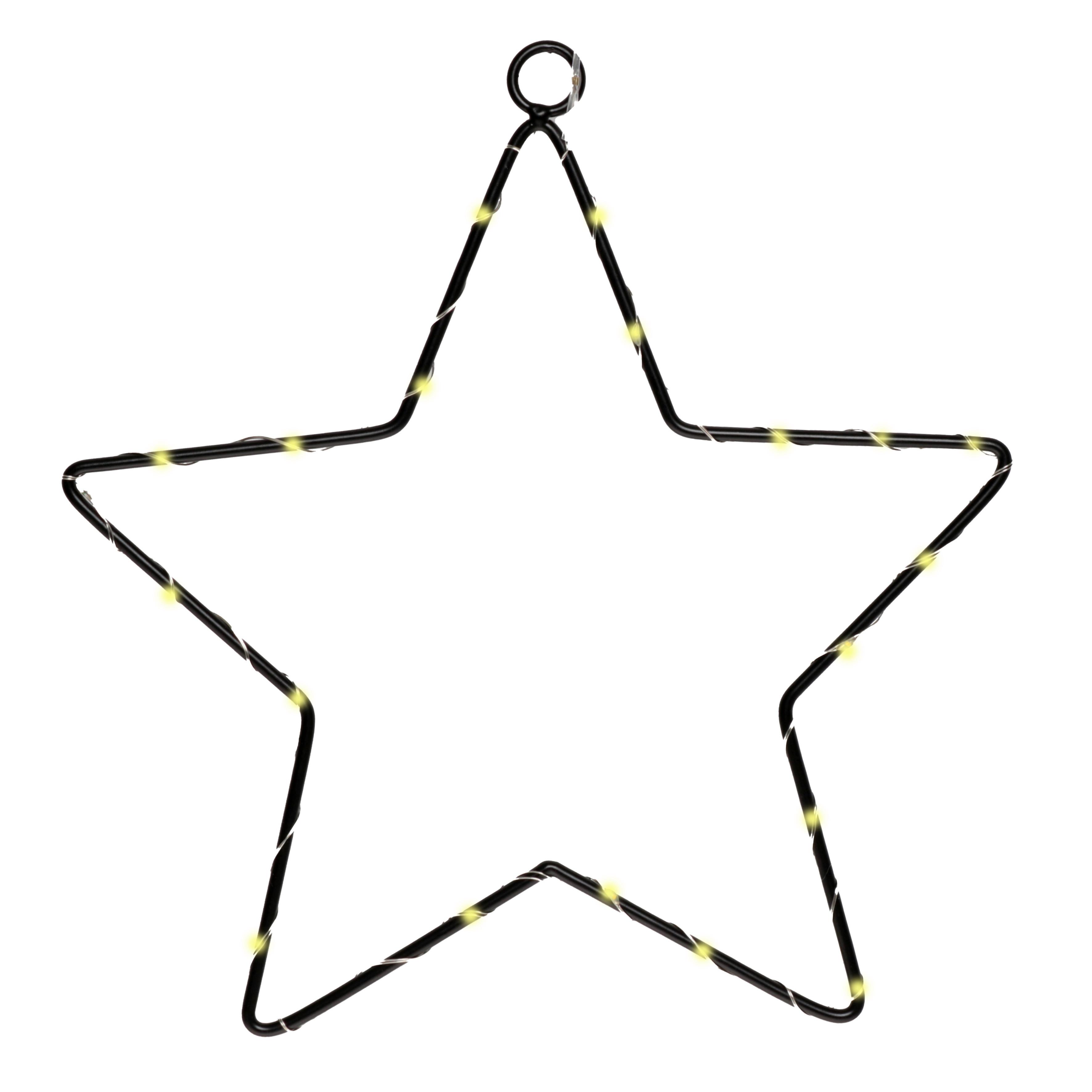 DEKOSTERN HOLLY - Schwarz, Metall (45cm)