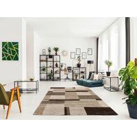 Webteppich Palazzo Bloc Braun/Beige 240x340 cm - Beige/Braun, KONVENTIONELL, Textil (240/340cm) - Novel