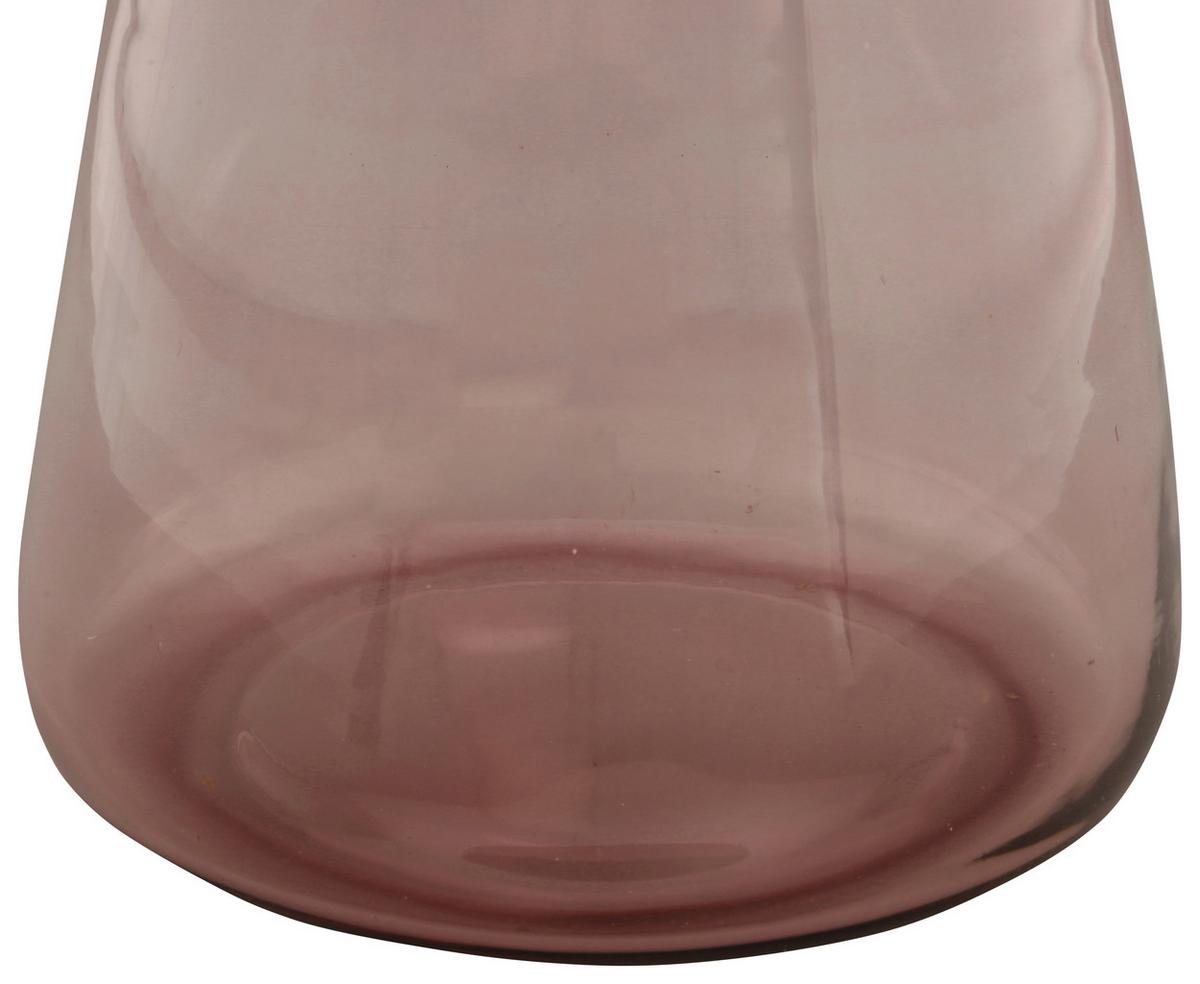 Beistelltisch Roman 225 Pink/Goldfarben D: 42 cm - Pink/Goldfarben, Design, Glas/Metall (42/51cm) - Kayoom