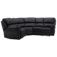 Ecksofa Saranda - Schwarz, Design, Textil (338/338cm) - Livetastic