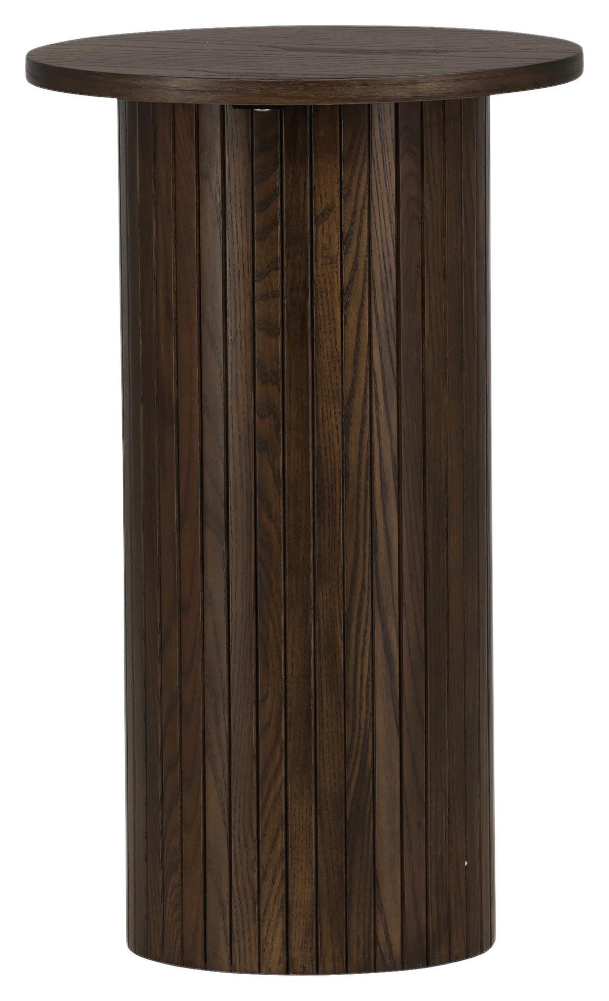 Beistelltisch Bianca - Mokka, Design, Holzwerkstoff (40/40/65cm) - Livetastic