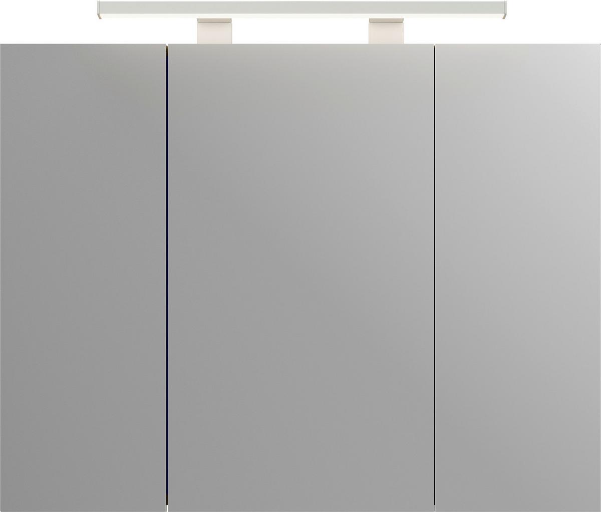 Spiegelschrank C-Line Eichefarben B: 90 cm - Eichefarben, MODERN, Glas/Holzwerkstoff (90/74/18cm) - Stylife