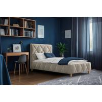 Polsterbett Trivio 100x200 Cm Cappuccino - Cappuccino, MODERN, Holz/Holzwerkstoff (100/200cm) - MID.YOU