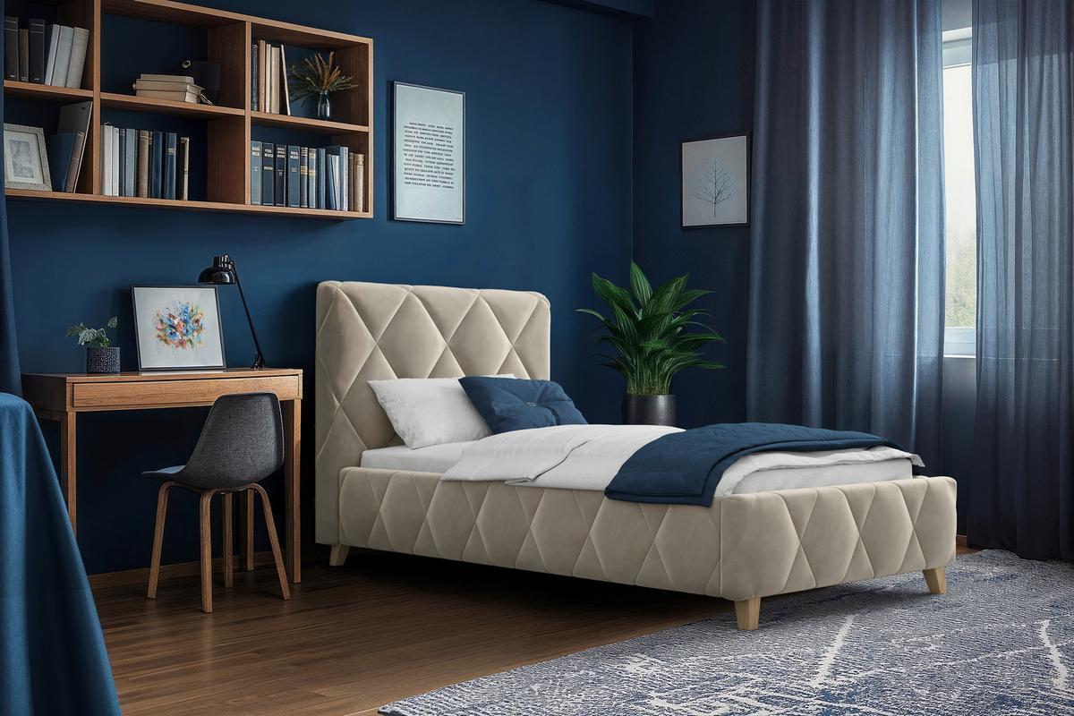 Polsterbett Trivio 100x200 Cm Cappuccino - Cappuccino, MODERN, Holz/Holzwerkstoff (100/200cm) - MID.YOU