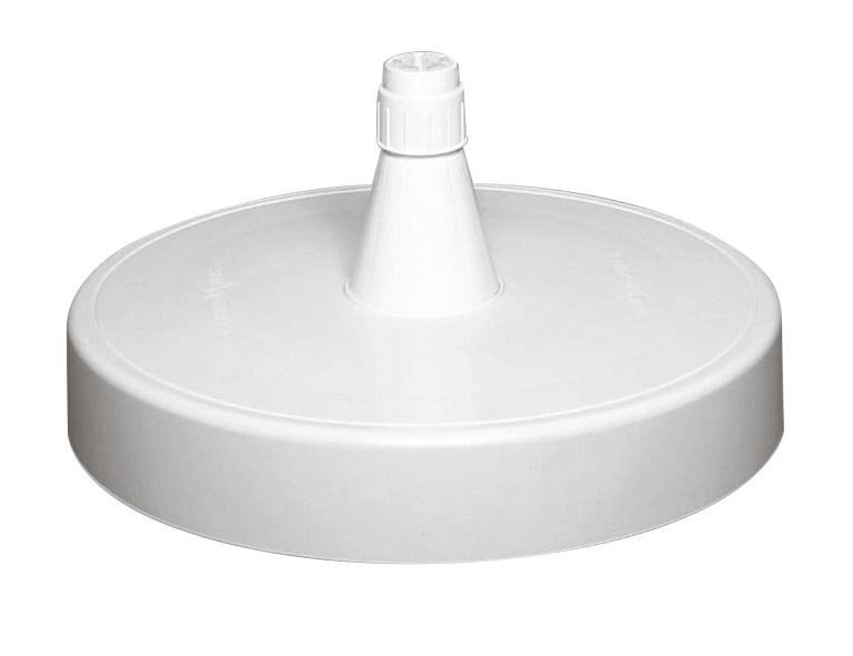 Sonnenschirmständer Kunststoff DM: 85 cm Easy Sun - Weiß, KONVENTIONELL, Kunststoff (85cm) - Ambia Garden