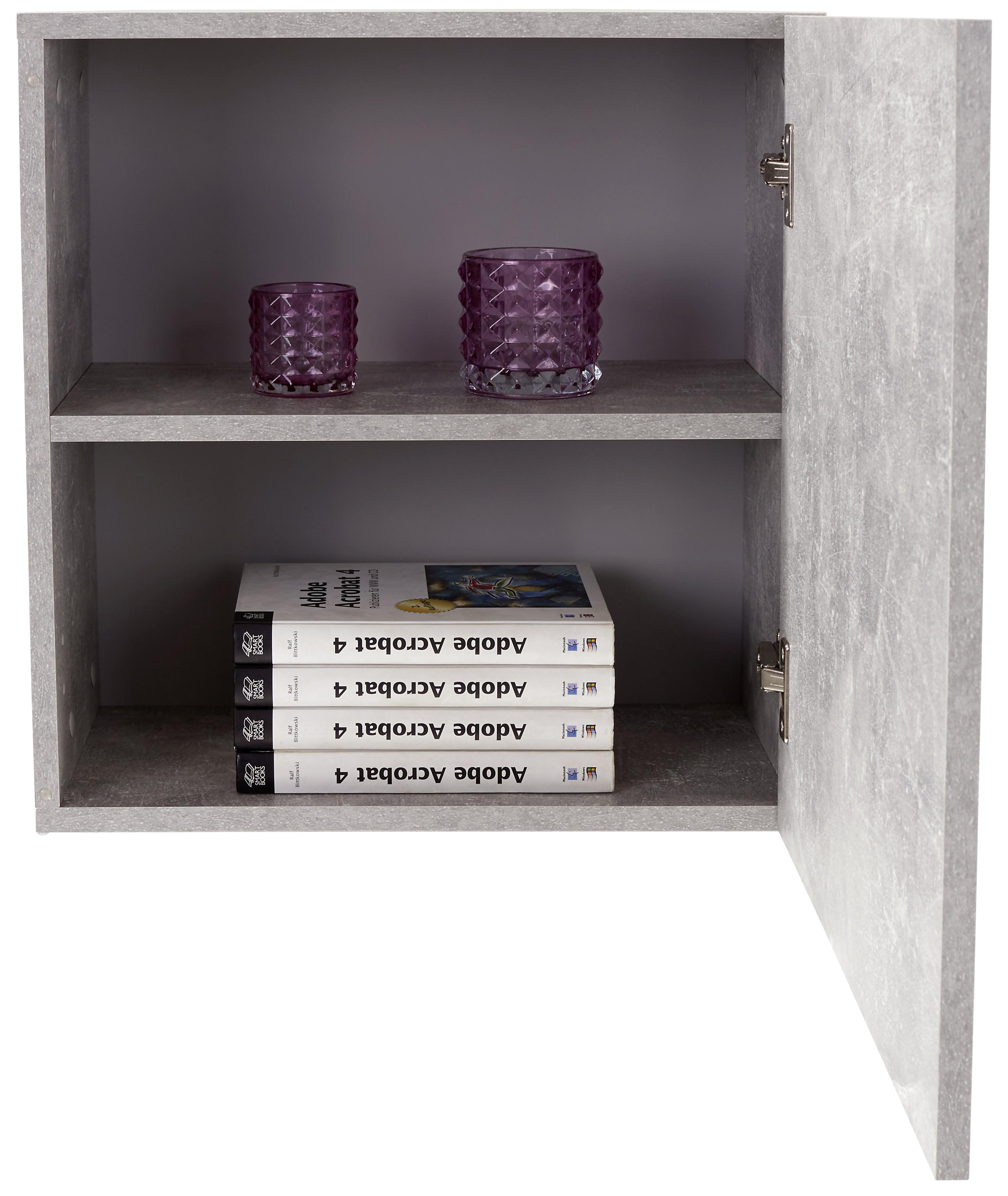 Hängeschrank in Betonoptik
