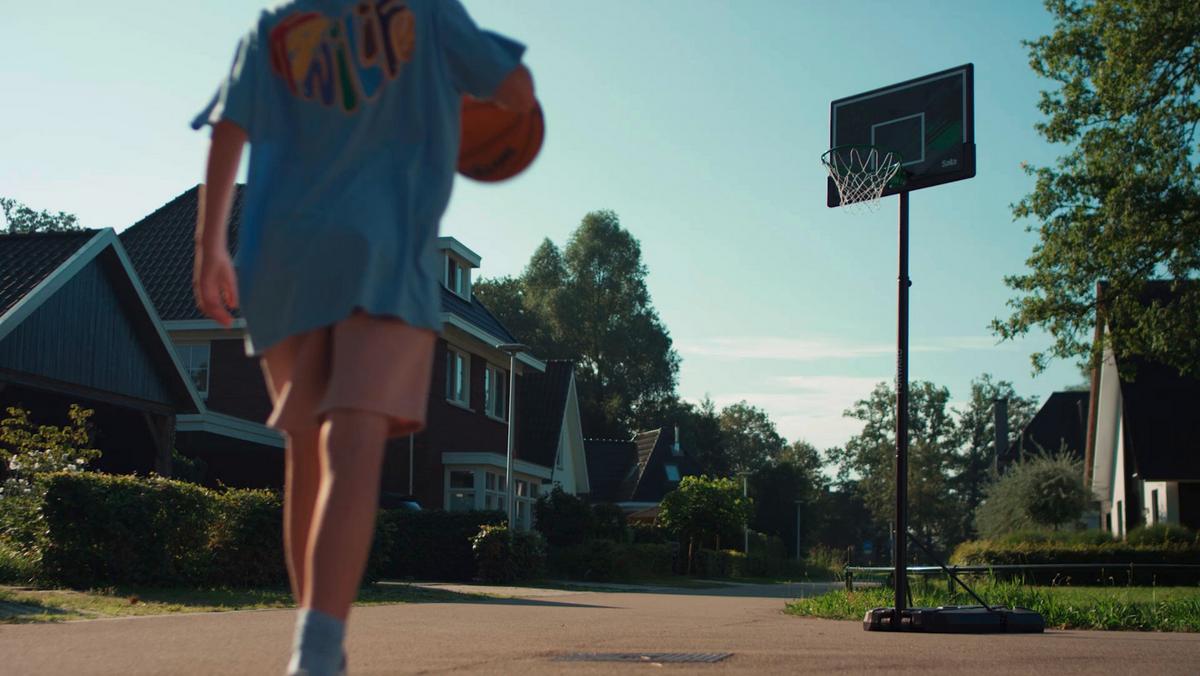 Basketballständer Salta Center - Schwarz/Grün, KONVENTIONELL, Kunststoff/Metall (128/296-371/210cm) - Salta