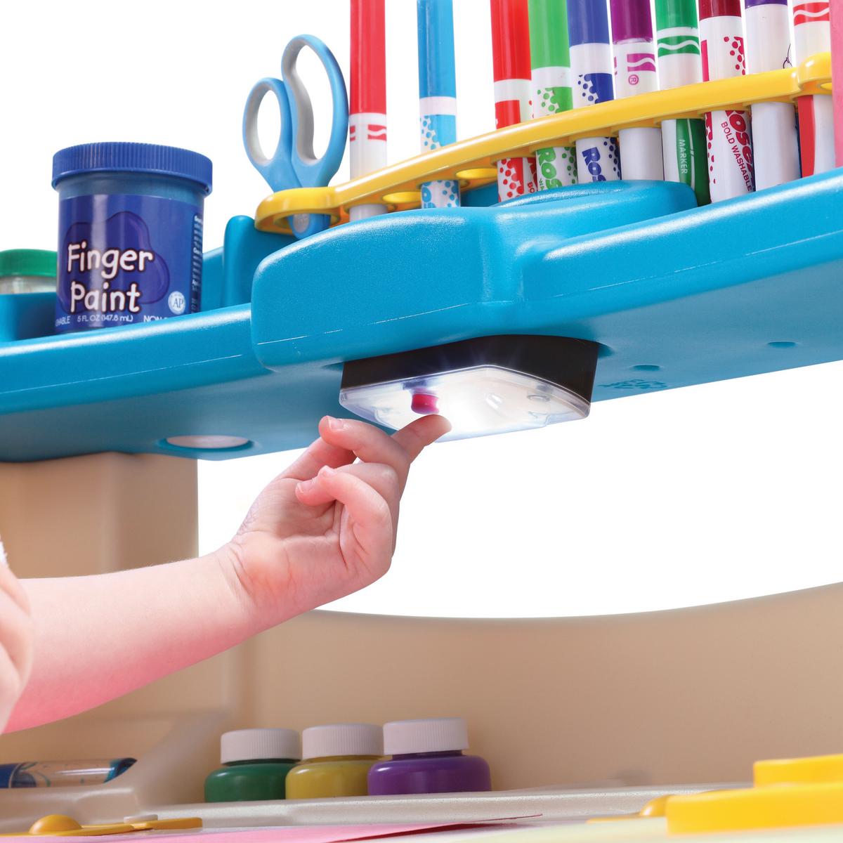 Kinderspielset Deluxe Kunstmeistertisch Ab 3 Jahren - Multicolor, Basics, Kunststoff (90/80/51,5cm) - Ambia Garden