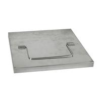 Hochbeet-Deckel Stahl 30,5x30,5 cm - Grau, Basics, Metall (30,5/2,5/30,5cm)