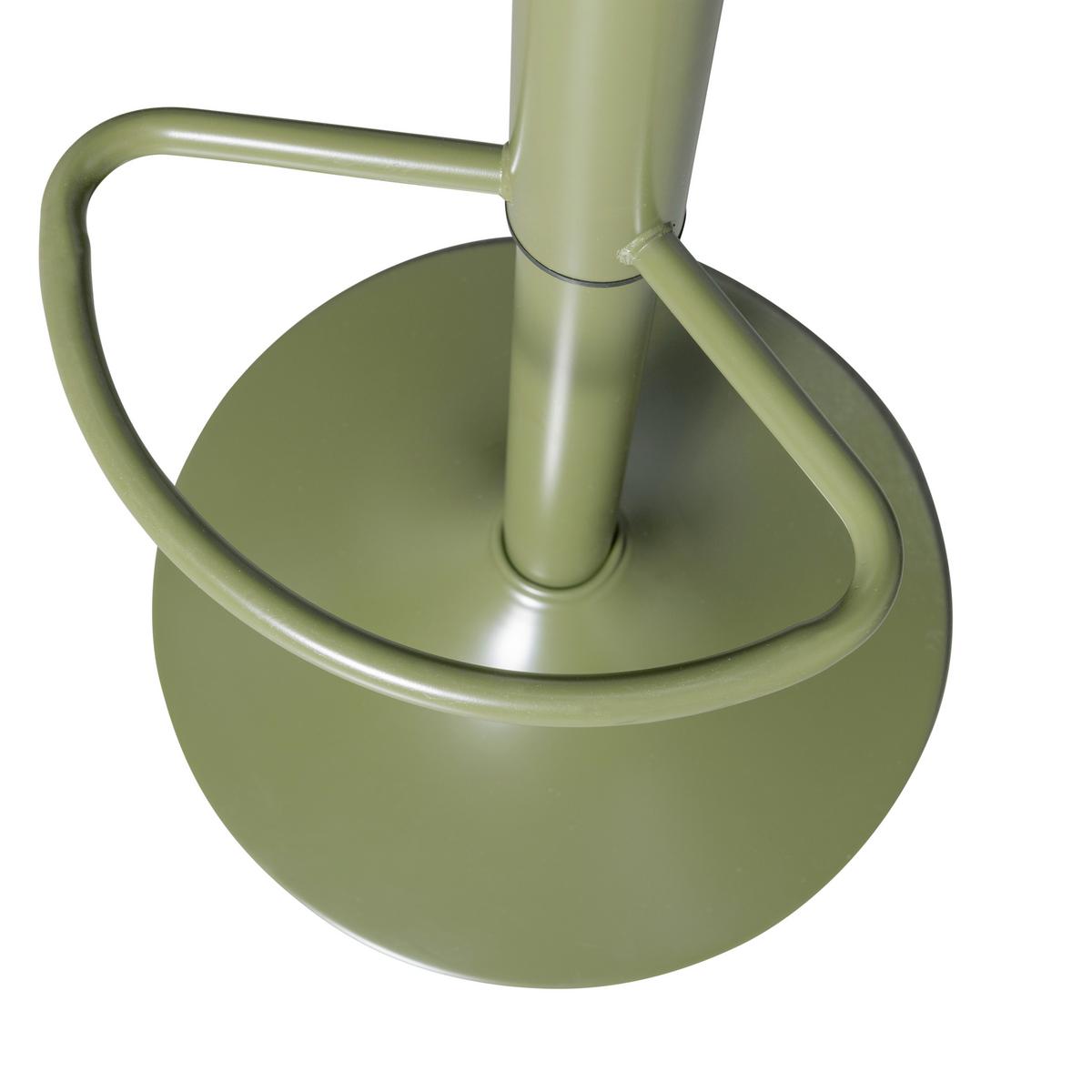 Barhocker Isaac Grün B: 39 cm - Grün, Design, Metall (39/81/39cm) - Livetastic