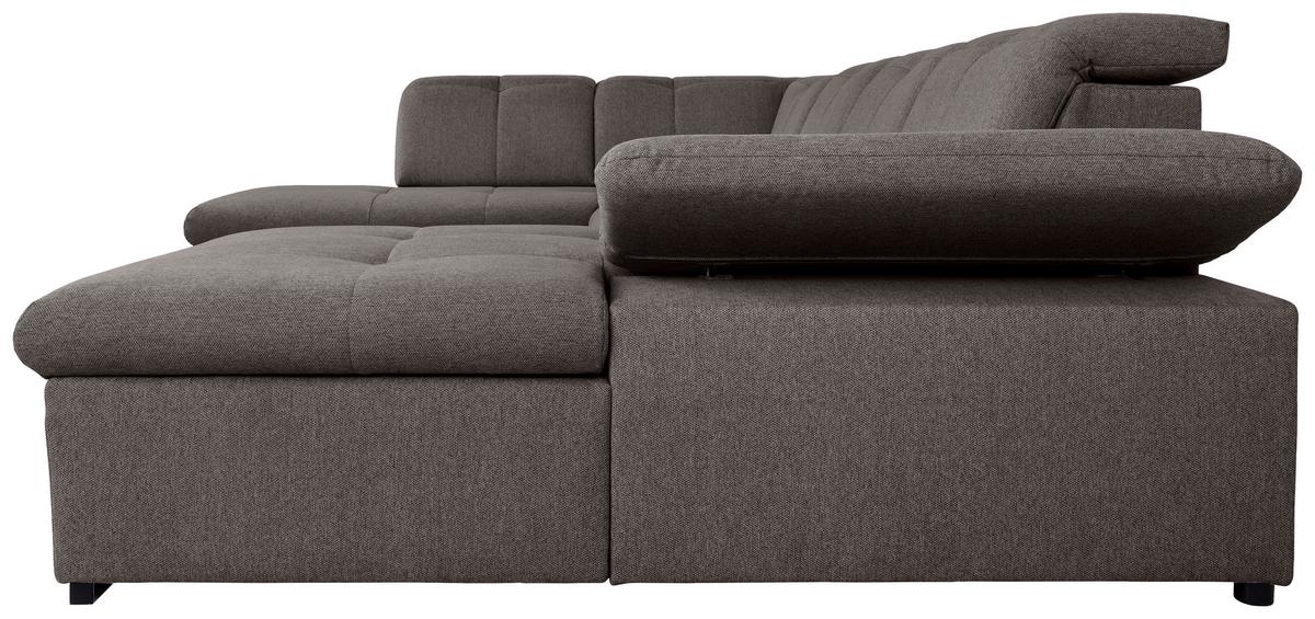 Wohnlandschaft Ramzes Grau U: 215x328x173 cm - Grau, Design, Textil (215/328/173cm) - MID.YOU