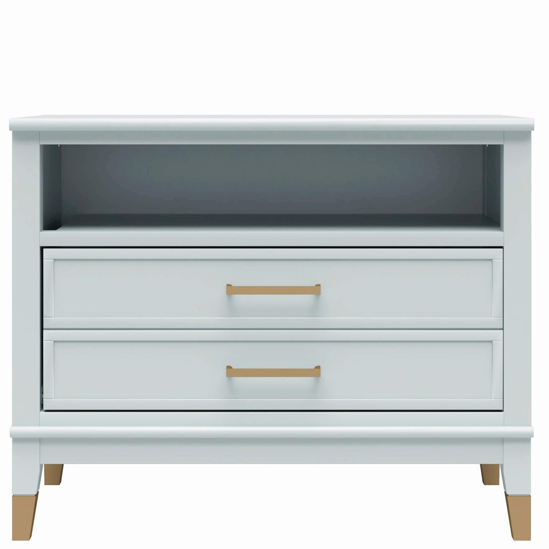 Nachttisch Westerleigh, Grün B: 76 cm - Grün, Design, Holzwerkstoff/Metall (76/61/40cm) - MID.YOU