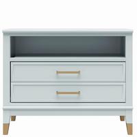 Nachttisch Westerleigh, Grün B: 76 Cm - Grün, Design, Holzwerkstoff/Metall (76/61/40cm) - MID.YOU