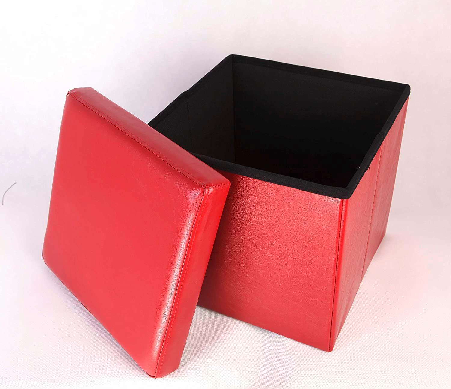 Sitzwürfel Storecube - Rot, Basics, Kunststoff (38/38/38cm) - Echtwerk
