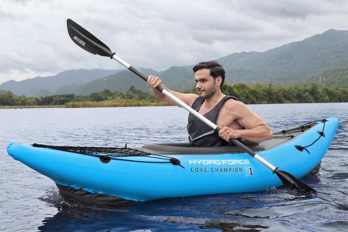 Kajak Sven - Blau/Grau, KONVENTIONELL, Kunststoff/Metall (275/81/45cm) - Bestway