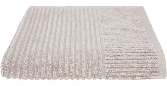 Duschtuch Pia - Silberfarben, MODERN, Textil (70/130cm) - Luca Bessoni