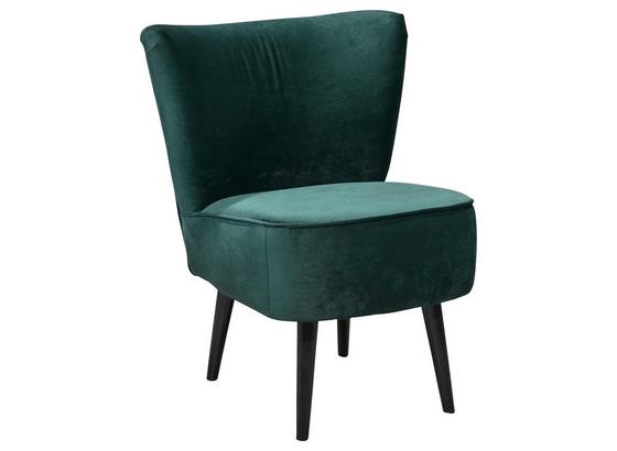 Sessel Lord B: ca. 65 cm Grün - Schwarz/Grün, Trend, Holzwerkstoff/Textil (65/89/70cm) - Carryhome Sessel Lord B: ca. 65 cm Grün - Schwarz/Grün, Trend, Holzwerkstoff/Textil (65/89/70cm) - Carryhome