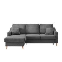 Ecksofa Valentina - Naturfarben/Grau, Design, Textil (150/228cm) - P & B