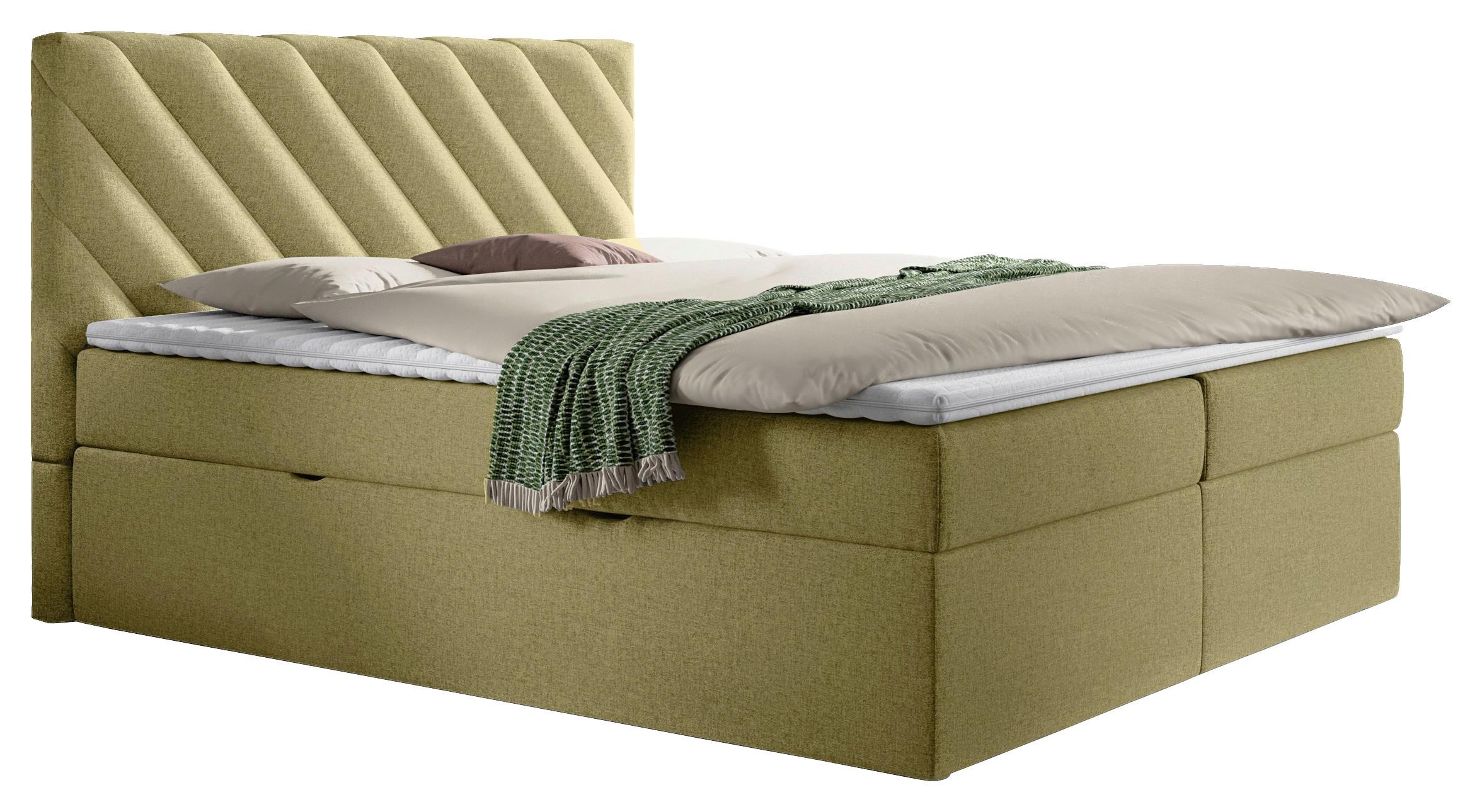 Boxspringbett mit Topper & Bettkasten 160x200 cm Gusto