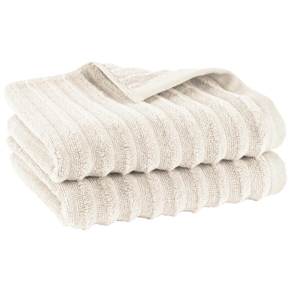 HANDTUCHSET Welle 2er Set Creme