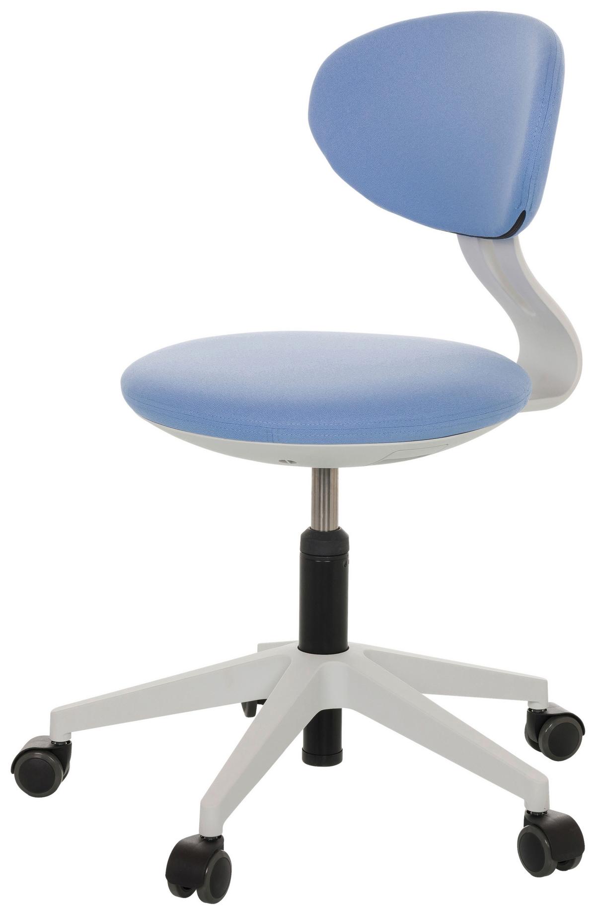 Jugenddrehstuhl Minimovo - Blau/Grau, Basics, Kunststoff/Textil (42/66-87/52cm) - MID.YOU