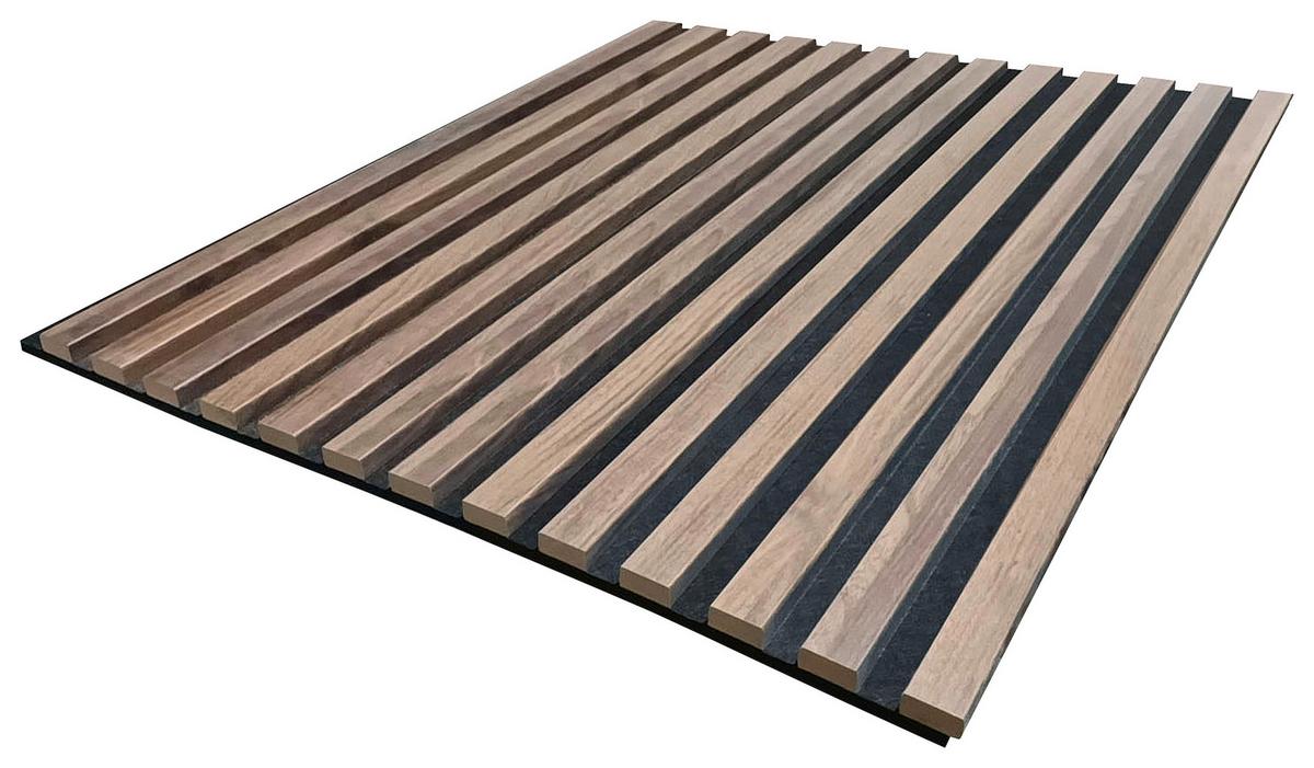 Akustikpaneel Josef - Walnussfarben, MODERN, Holzwerkstoff/Kunststoff (90/60/2cm)