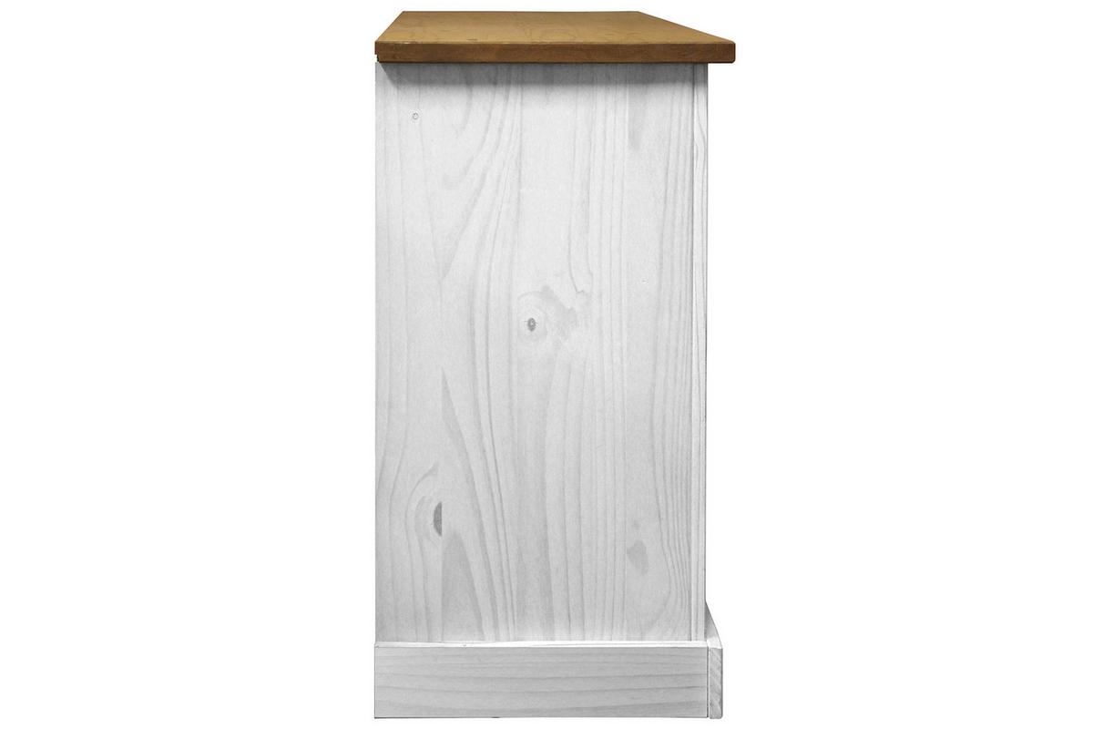 Sideboard Weiß B: 130cm - Weiß, Design, Holz (130/80/45cm) - Livetastic