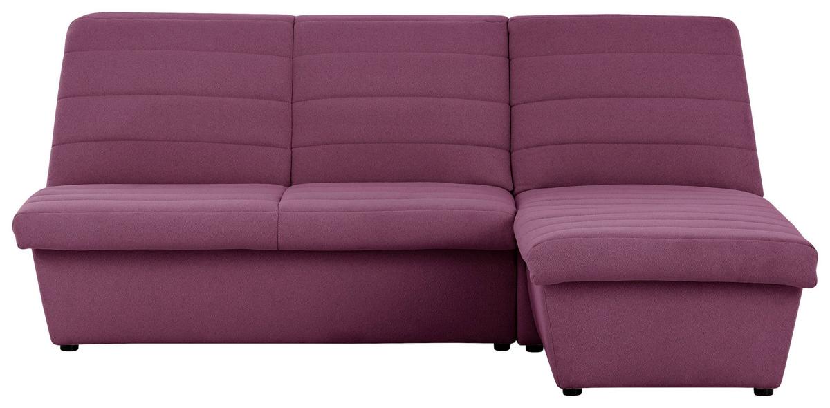 Ecksofa Looks Viii Weinrot - Weinrot/Schwarz, Design, Textil (214/168cm) - LOOKS by W.Joop