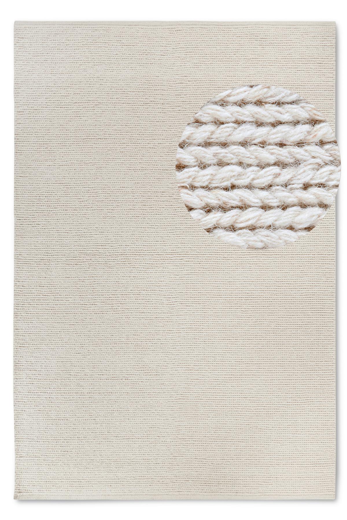 Handwebteppich V&b Francois Weiß 160x230 - Weiß, Basics, Textil (160/230cm) - Villeroy & Boch