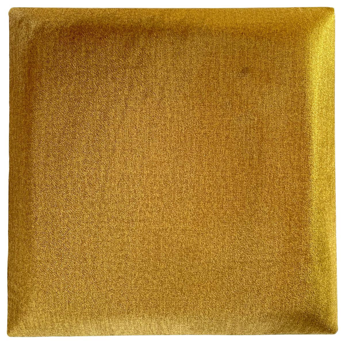 čalúnený panel 2ks, 30x30cm štvorec, medová - medová, Basics, textil (30/30/4cm) - MID.YOU