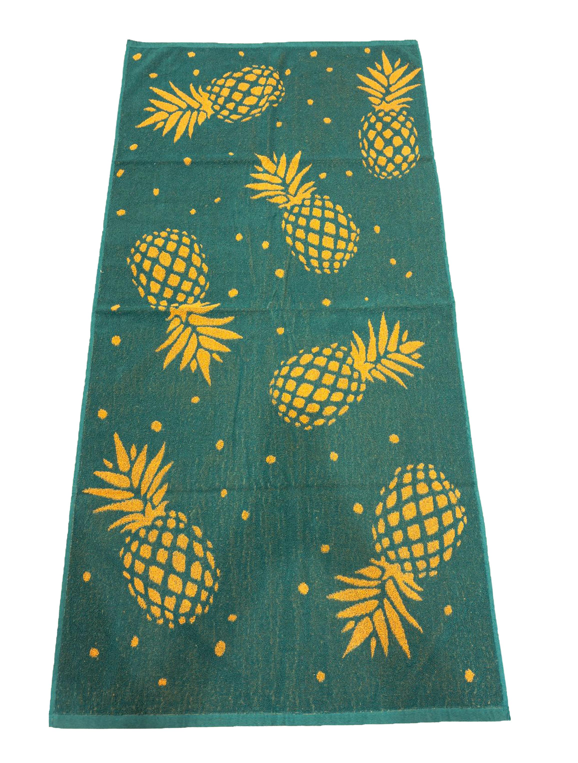 Strandtuch Bali - Grün, KONVENTIONELL, Textil (75/150cm) - Ondega