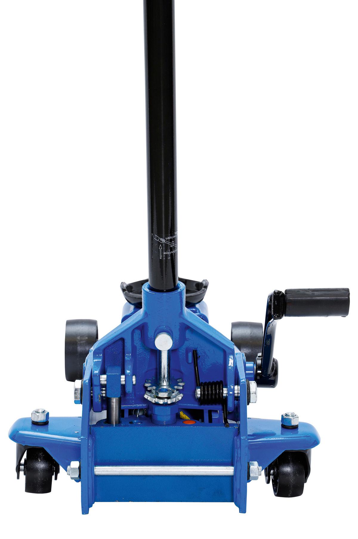 Rangier-wagenheber Hydraulisch Blau/schwarz B: 68,5 Cm - Blau/Schwarz, Basics (68,5/14,5cm)