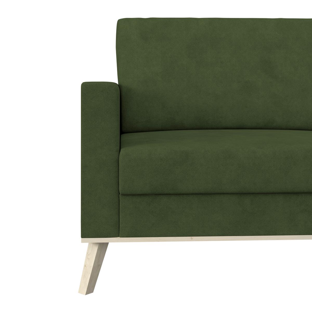Ecksofa Carini - Eichefarben/Creme, Basics, Textil (222/152cm)