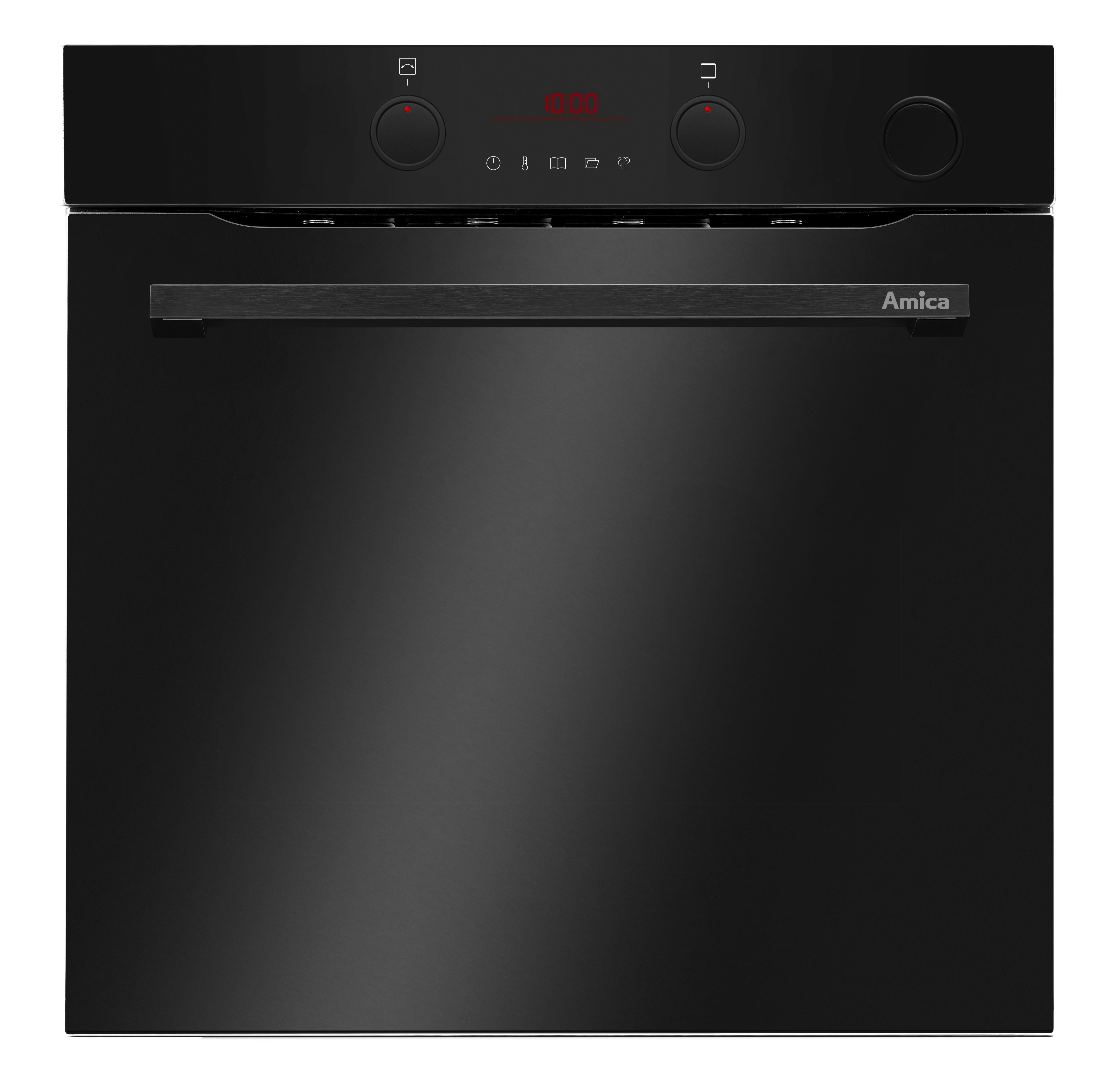 Dampfbackofen Ebsx 949 800 V - Schwarz, MODERN, Glas/Metall (59,5/59,5/57cm) - Amica