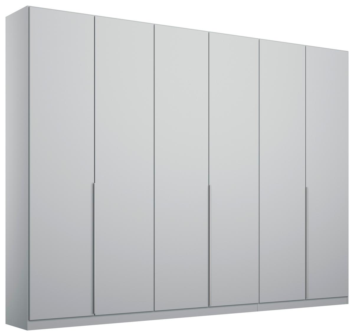 Drehtürenschrank 271 cm Alabama, Seidengrau - Hellgrau, MODERN, Holzwerkstoff (271/229/54cm)