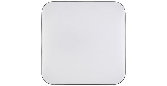 LED-Deckenleuchte Isa - Schwarz/Weiß, MODERN, Kunststoff/Metall (27/27/5cm) - Luca Bessoni