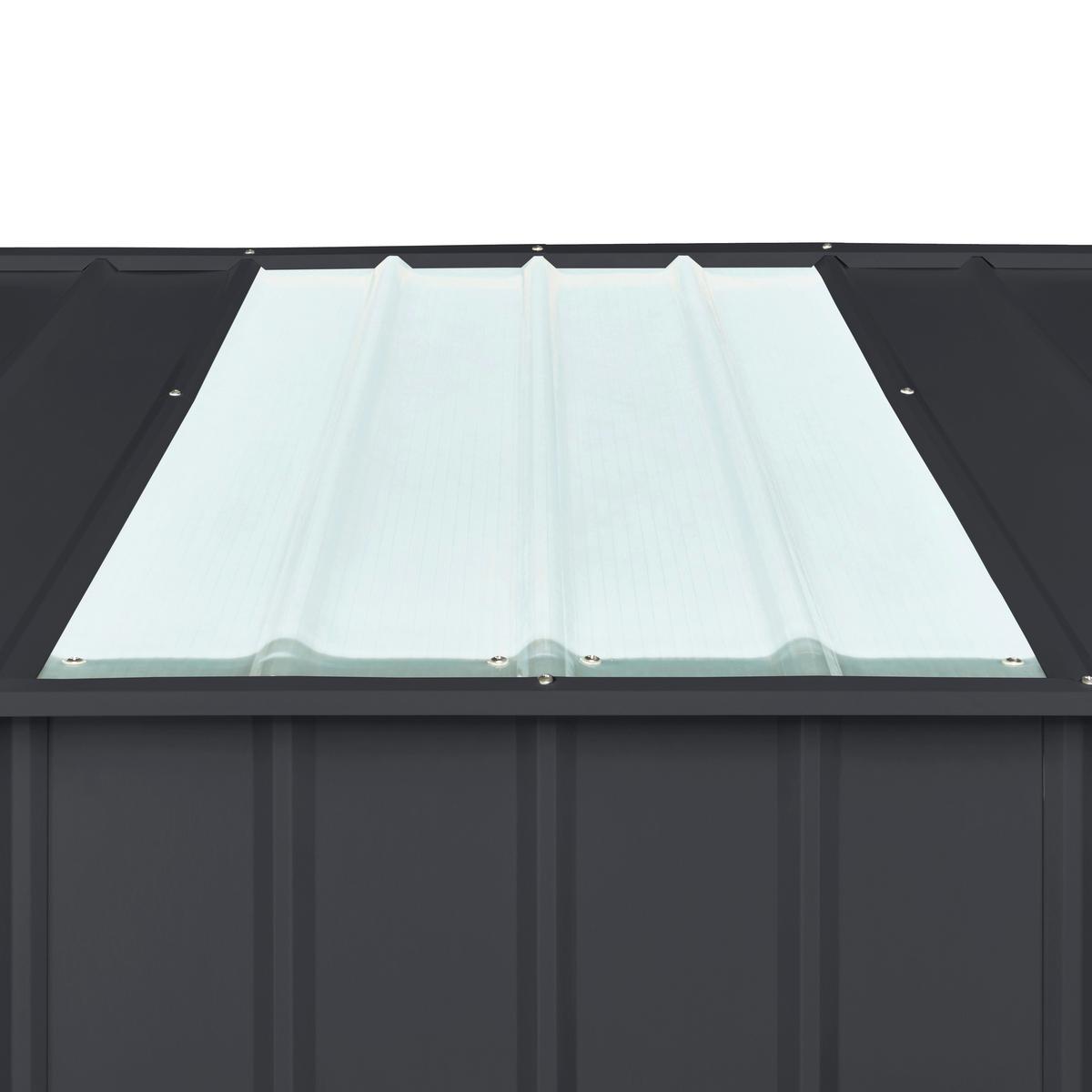 Gerätehaus Lichtpaneele Fürs Dach - Transparent, Basics, Kunststoff (67/94cm)