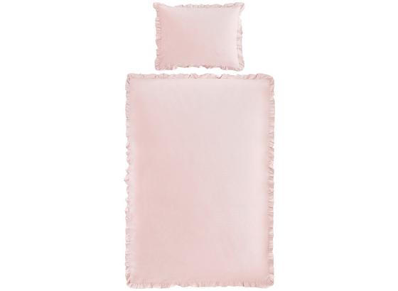 Posteľná Bielizeň Rüschen - staroružová, Romantický / Vidiecky, textil (140/200cm) - Zandiara Posteľná Bielizeň Rüschen - staroružová, Romantický / Vidiecky, textil (140/200cm) - Zandiara