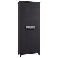 Geräteschrank versperrbar 66x172x40 cm, anthrazit - Anthrazit, Basics, Kunststoff (66/172/40cm)
