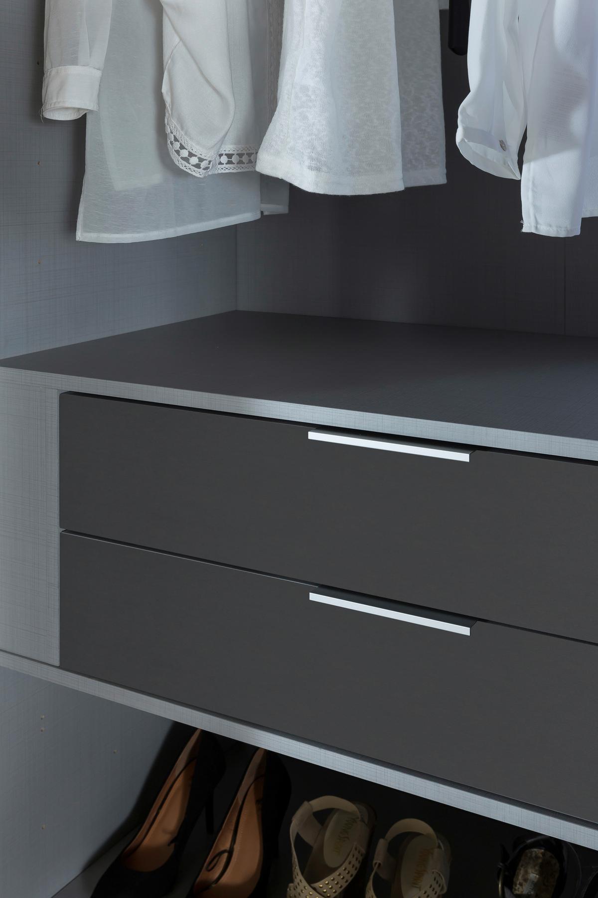 Schubkasteneinsatz Schubkasteneinsatz - Grau, MODERN, Holzwerkstoff (87/51/50cm) - MID.YOU