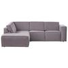 Ecksofa Dice Grau - Schwarz/Grau, MODERN, Textil (220/255cm) - MID.YOU