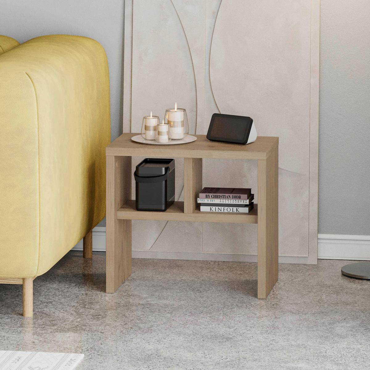 Beistelltisch Komoti Sonoma Eiche B: 29,5 Cm - Sonoma Eiche, Design, Holzwerkstoff (50/29,5/45cm) - Livetastic