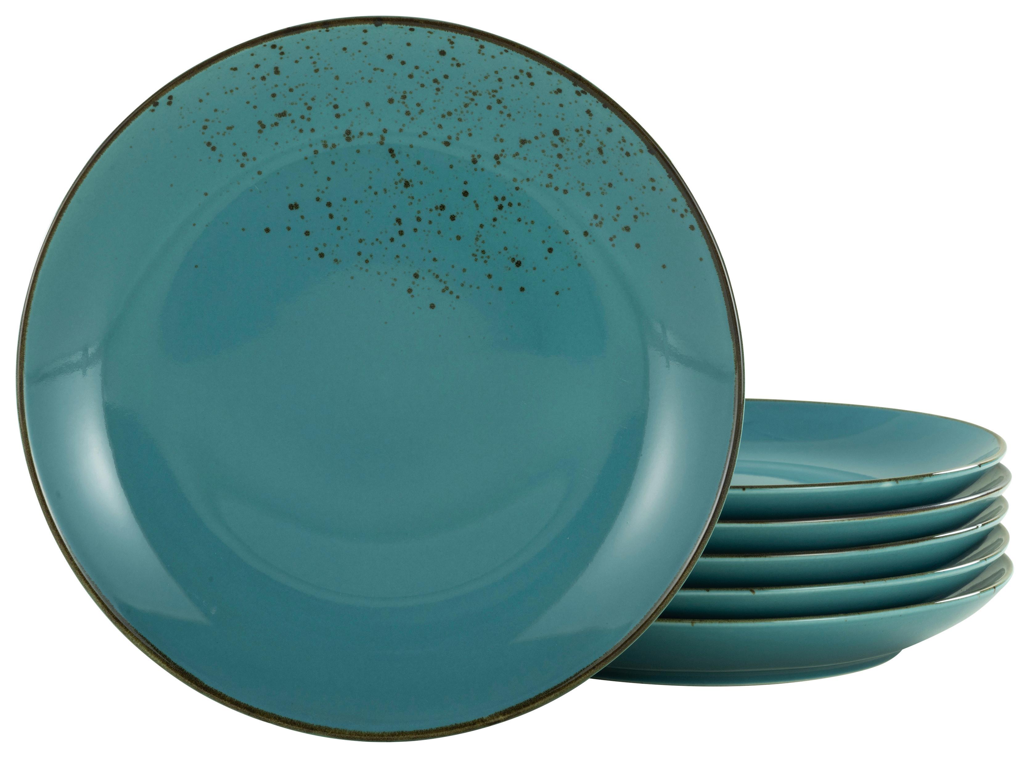 Desserttellerset 22042 Nature Collection - Türkis, Trend, Keramik (21cm) - Creatable