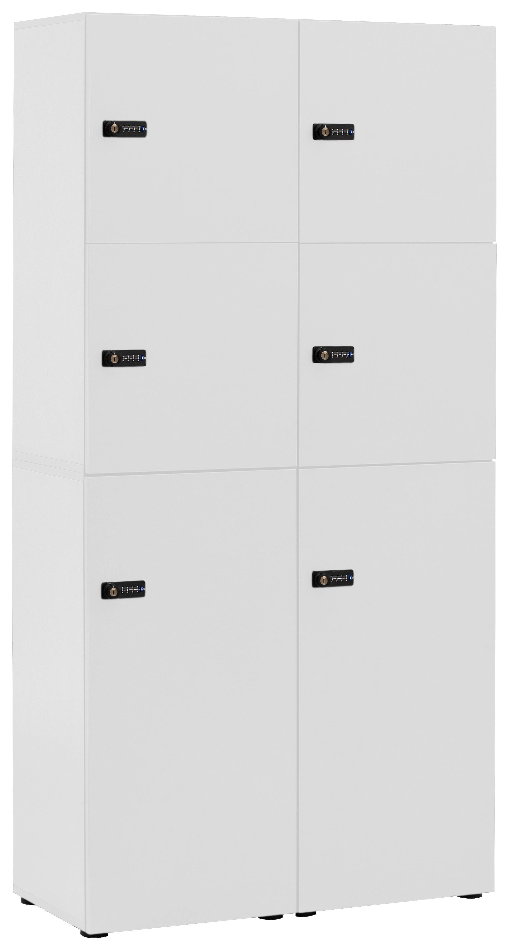 Spind Locked, Weiß B: 90,8 cm