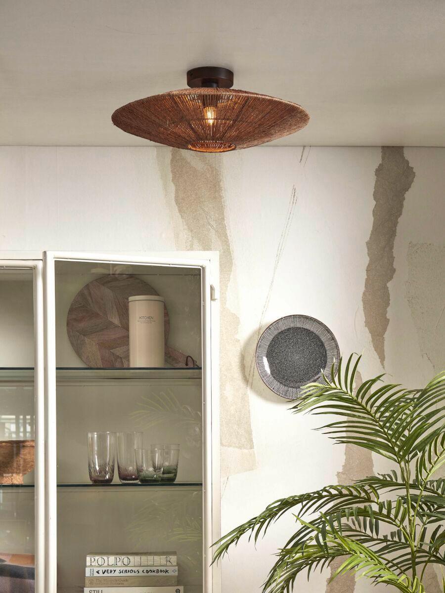 Deckenleuchte Iguazu/C/5514/N - Naturfarben, Trend (55/55/14cm) - Good & Mojo