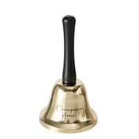 Dekoglocke Ervin - Goldfarben/Schwarz, Basics, Kunststoff/Metall (7,5/13,5cm)